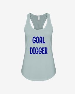 Goal Digger-Bella Tank-Athletic Heather.jpg